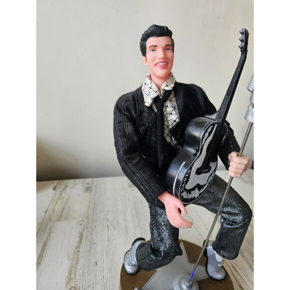 Santa's best Elvis‎ Presley vintage as is talking singing statue figurine - Picture 2 of 8